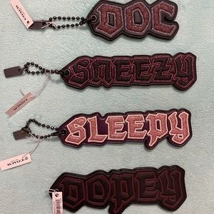 Coach 7-Dwarves Key Chains